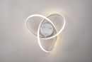 Reality Leuchten LED Deckenlampe MEO Grau