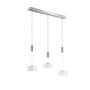 Fischer & Honsel 3-flg LED Pendelleuchte Lavin Nickel Matt
