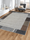 Webteppich Kalahari Weiß-Braun 133 x 195 cm