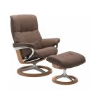 Stressless Sessel mit Hocker Mayfair Braun