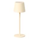 Fischer & Honsel Akku Tischlampe Roxi Beige