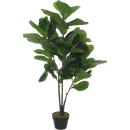 Trendhopper Kunstpflanze Im Kunststofftopf Ficus