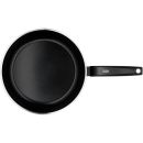 Schwarze Silit Bratpfanne mit Antihaftbeschichtung und Griff, Pfanne für gesundes Braten in der Küche.