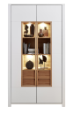 Vitrine Serpio Weiß 112x202x41cm