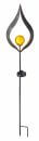 Solarleuchte Metall bronzefarben, 1xLED