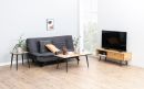 Bettcouch Faith grau 196x98