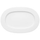 Platte oval, weiß