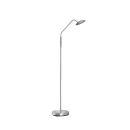 Fischer & Honsel 1-flg LED Stehleuchte Tallri Nickelfarben