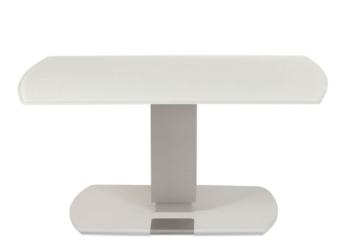 Couchtisch Glas weiß matt B:62cm Couchtisch Glas weiß matt B:62cm