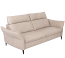 Hukla 2,5-Sitzer 21014 Pearl mit Kopfteilverstellung