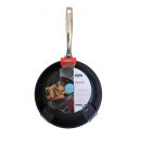 Antihaft-Pfanne Kela Flavoria 24 cm mit Edelstahlgriff, ideal zum Braten von Gemüse und Fleisch.
