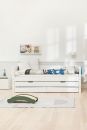 Flexa Einzelbett Duoliege White 90 x 200 cm