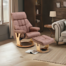 FEMO Relaxsessel mit Hocker FM-467 Mikrofaser