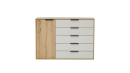 Interliving Kommode 1034 Bianco Eiche