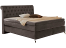 Boxspringbett Scarlett Grau 180 x 200