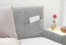 Boxspringbett Nora Grau 120 x 200 cm