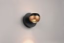 TRIO LED Wandlampe Orbit-S Schwarz