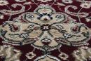 Webteppich Rubin Rot-Creme 133 x 195 cm