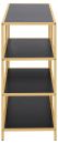 Design-Regal Seaford Schwarz Gold
