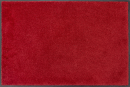 Roter Teppich aus weichem Hochflor, rechteckig, moderne Wohnraumdekoration, Teppichboden, einfarbig.