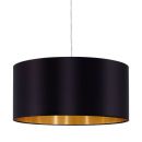 EGLO Pendelleuchte Maserlo Schwarz-Gold 38 cm