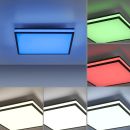 LED Deckenleuchte Mario Black 45 x 45 cm