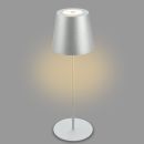 HVMM AKKU LED Tischlampe Kiki 1-flg Grau