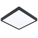 LED Deckenleuchte FUEVA 5 schwarz