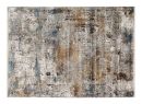 Webteppich Lace Grau-Mehrfarbig 80 x 200 cm