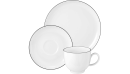 Seltmann Weiden 18-tlg Kaffeeservice Lido Black Line