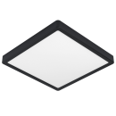 EGLO LED Aufbauleuchte Fueva-Z Schwarz 29 x 29 cm