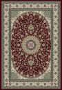 Webteppich Rubin Rot-Creme 133 x 195 cm