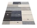 Webteppich Diagramm grau-blau 240 x 340 cm