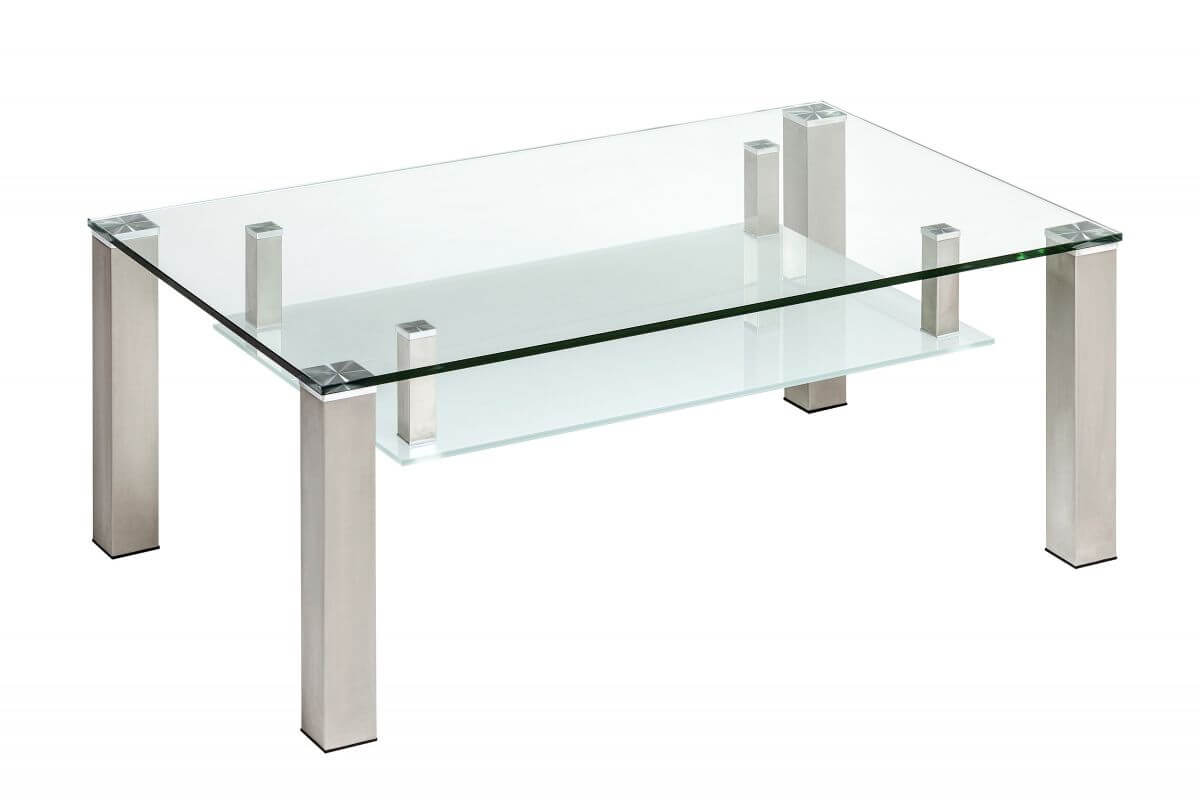 Couchtisch Glas klar B:75cm Couchtisch Glas klar B:75cm