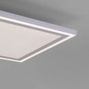 LED Deckenleuchte Edging Weiss 121 x 31 cm