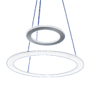 LED-Pendelleuchte Mica Grau