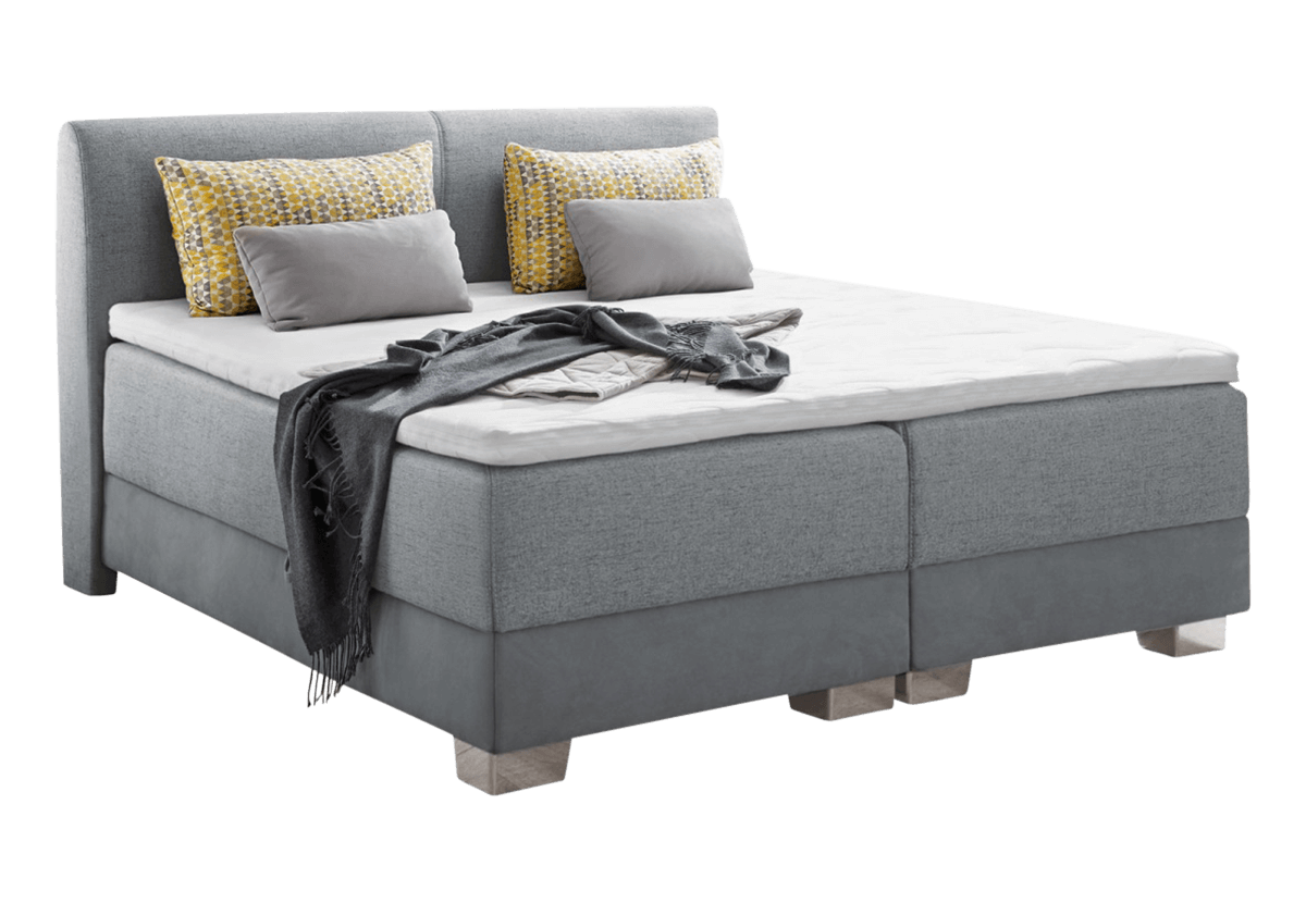 Boxspringbett Julia Grau 180 x 200 Boxspringbett Julia Grau 180 x 200