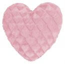 Magma Fluffy Hearts Herzkissen 40x35cm rose