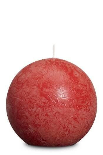 Kugelkerze, D8 cm_Wachs, Rot Kugelkerze, D8 cm_Wachs, Rot