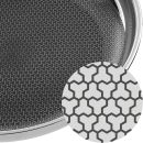 Bratpfanne mit Antihaft-Wabenmuster, Edelstahlrand, Detailansicht der wabenförmigen Beschichtung