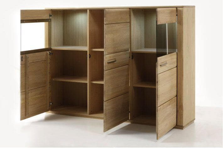 Highboard, SENA EICHE BIANCO Highboard, SENA EICHE BIANCO