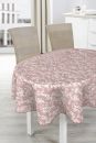 Peyer Milano Tischdecke 140x190cm oval Rose