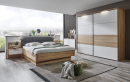 Modulmaster Luxusdoppelbett Wildeiche 180 x 200 cm
