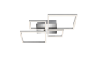 Wand-/Deckenleuchte, 1-flg.,LED, 48 W, 4000 lm, 3000 K, 75 x 47 x 7,3 cm, Metallfarben