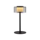 Paul Neuhaus 1-flg Tischlampe Rika Schwarz