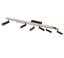 TRIO 6-flg LED Ausziehdeckenlampe Zeno