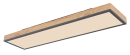 LED Deckenleuchte Rodo Eiche 80 x 20 cm