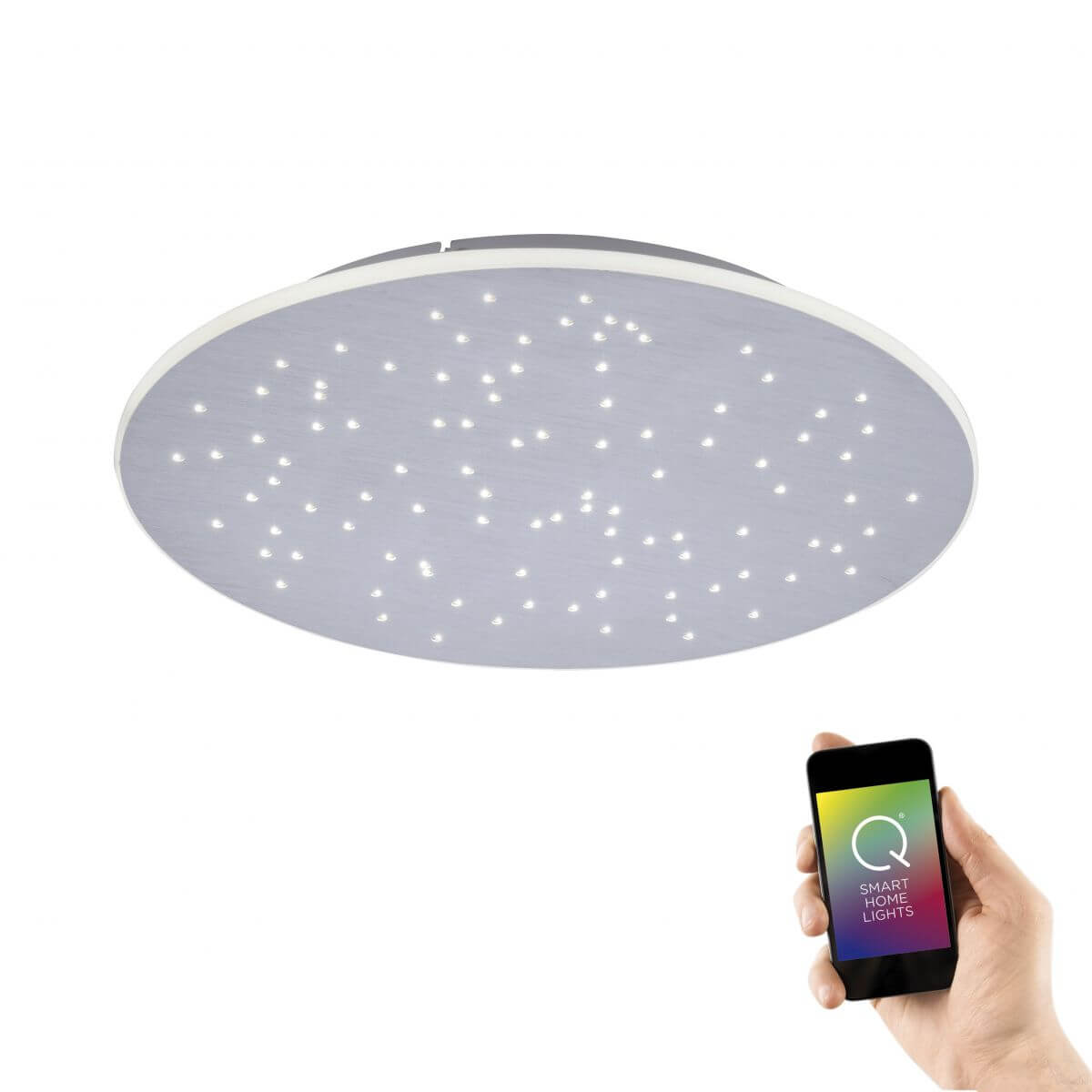 Deckenleuchte Q-NIGHTSKY aluminium Deckenleuchte Q-NIGHTSKY aluminium