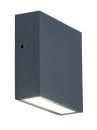 LED Außenwandleuchte Gemini XF Alu Anthrazit