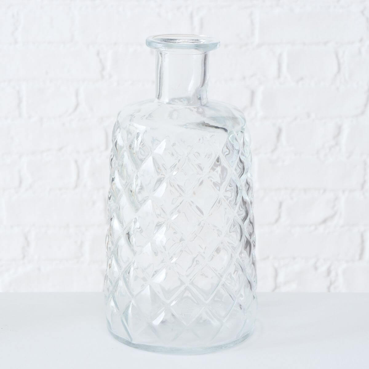 Vase Judith , 3 sort., H 24,00 cm, Glas lackiert, Einfarbig, Vase Judith , 3 sort., H 24,00 cm, Glas lackiert, Einfarbig,